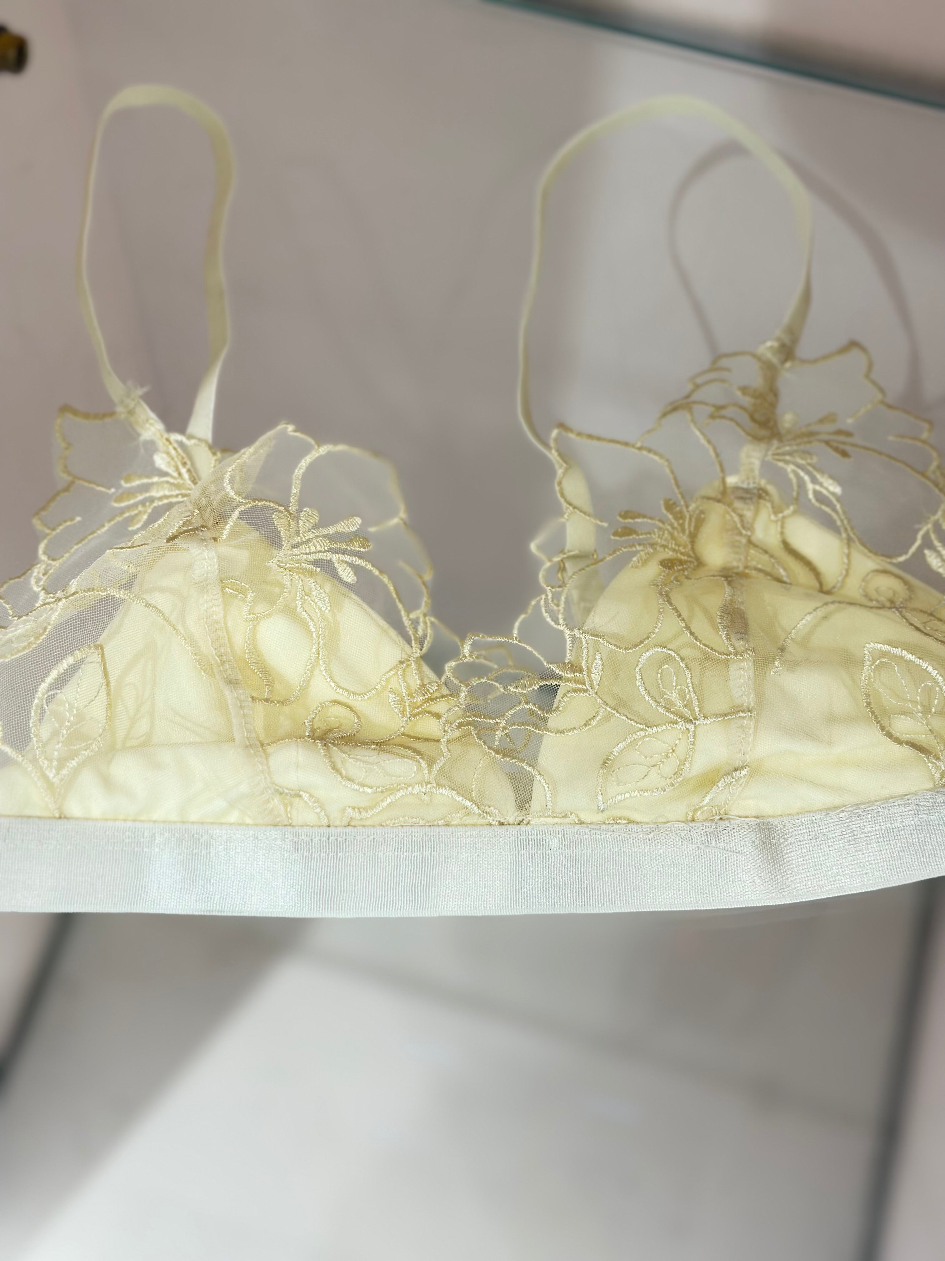Bralette Triangolo Ivory